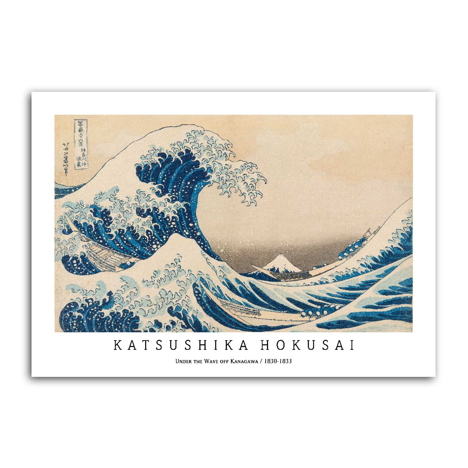 Quadro Hokusai - Under the Wave off Kanagawa