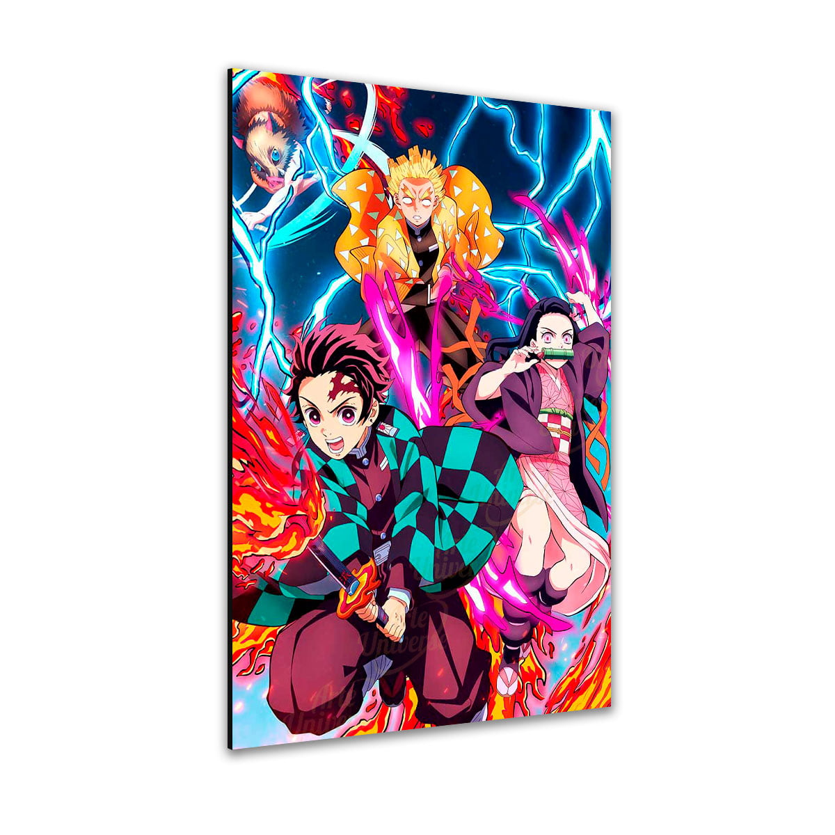 Quadro Decorativo Demon Slayer Personagens - Fran Adesivos de Parede