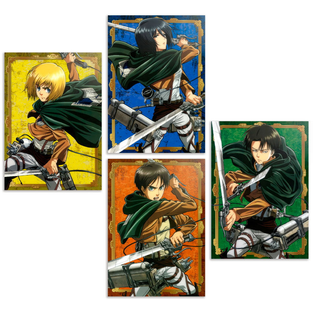 Placa decorativa Attack on Titan 4 Temporada - MDF