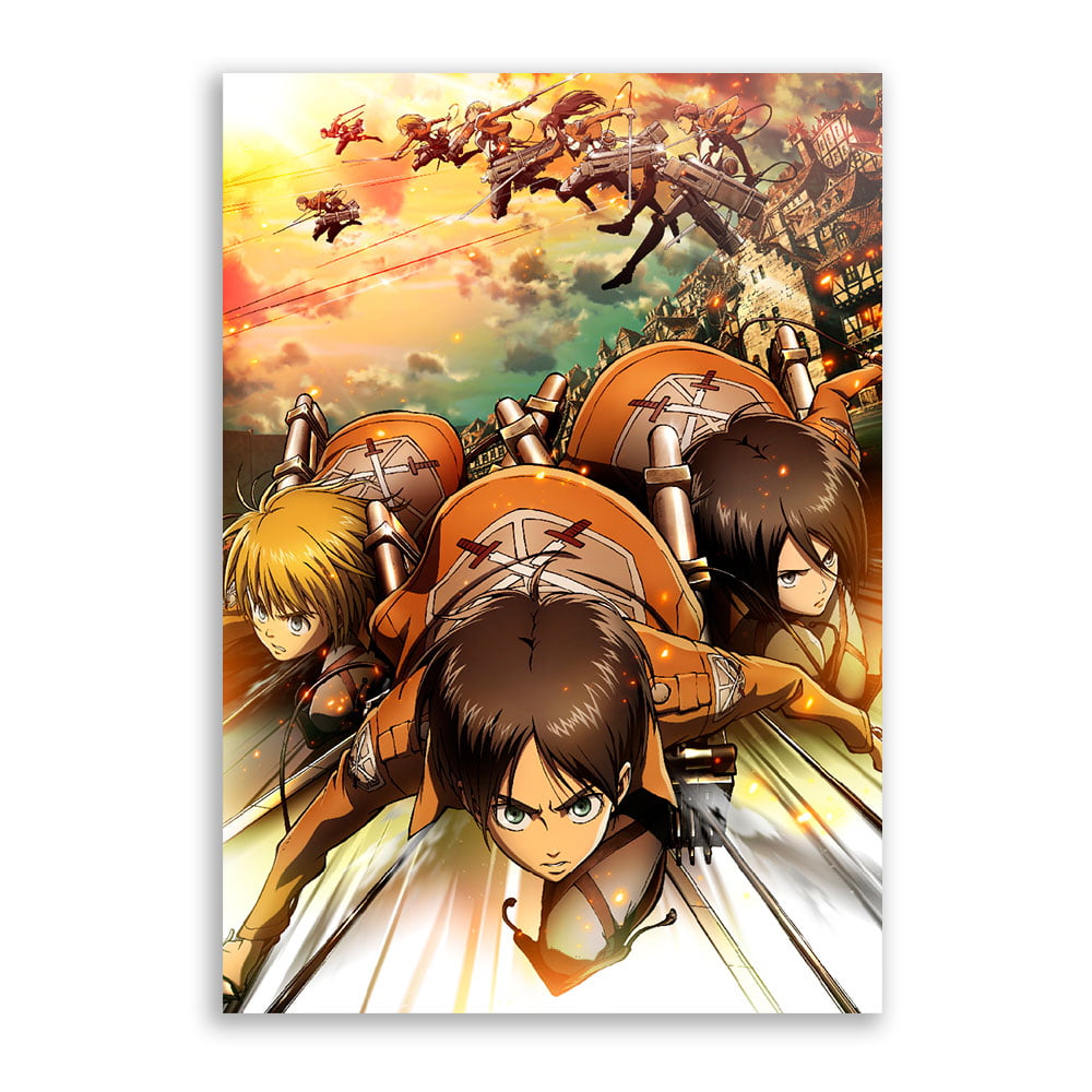 Quadro Shingeki no kyojin Temporada 4