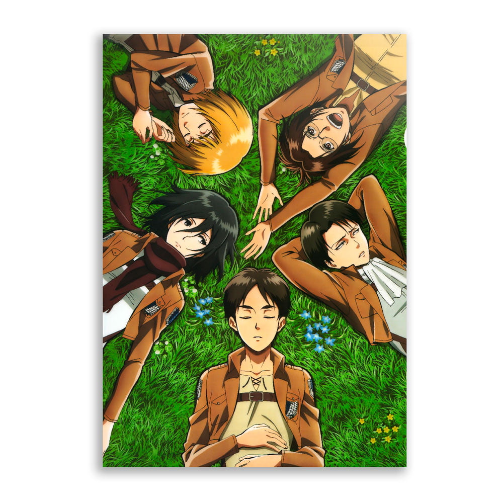 Quadros Attack on Titan Shingeki no Kyojin 21x30cm MDF