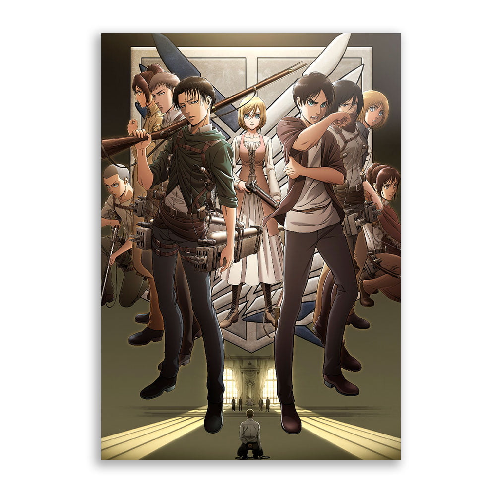 Quadro Shingeki no kyojin Temporada 4