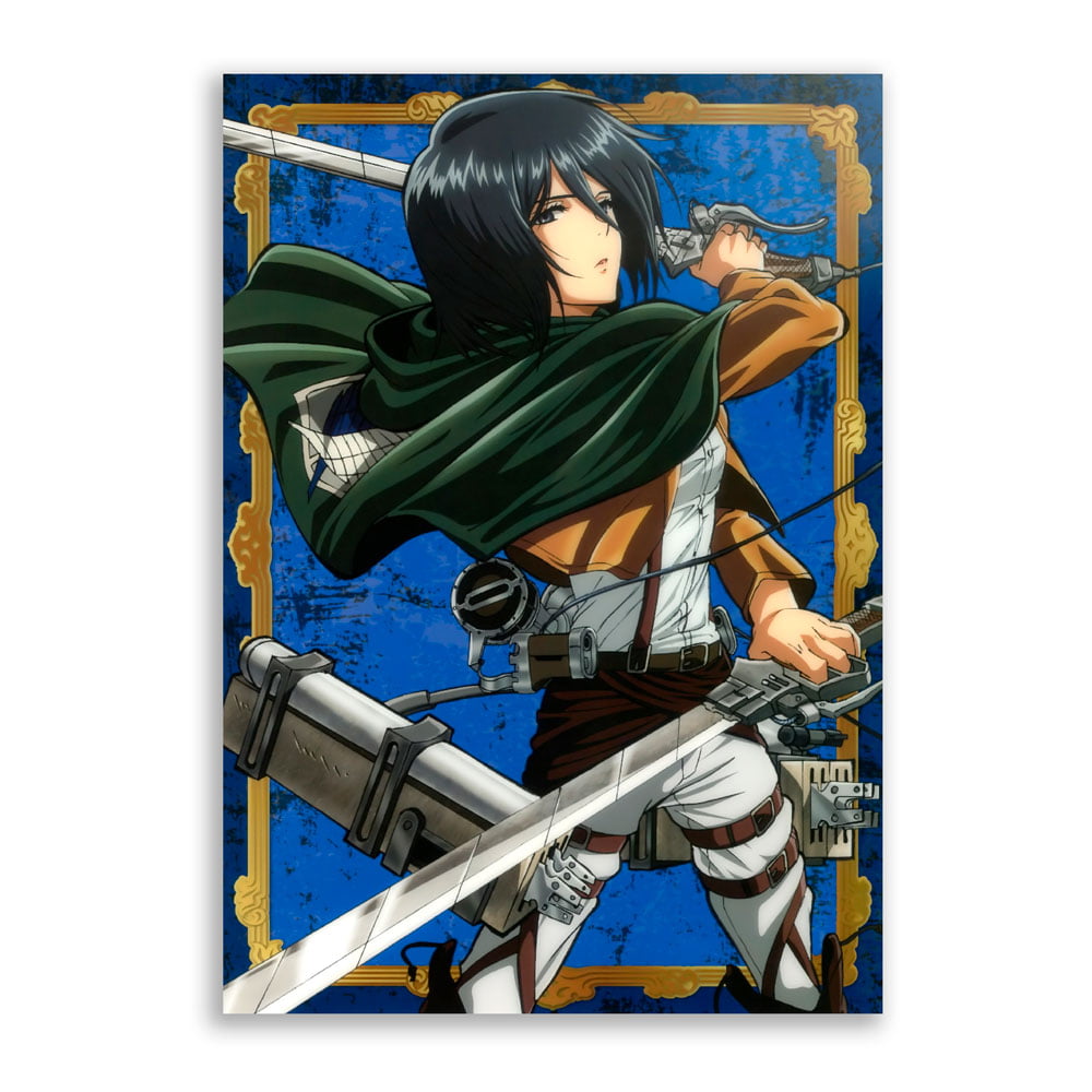 Placa decorativa Attack on Titan 4 Temporada - MDF