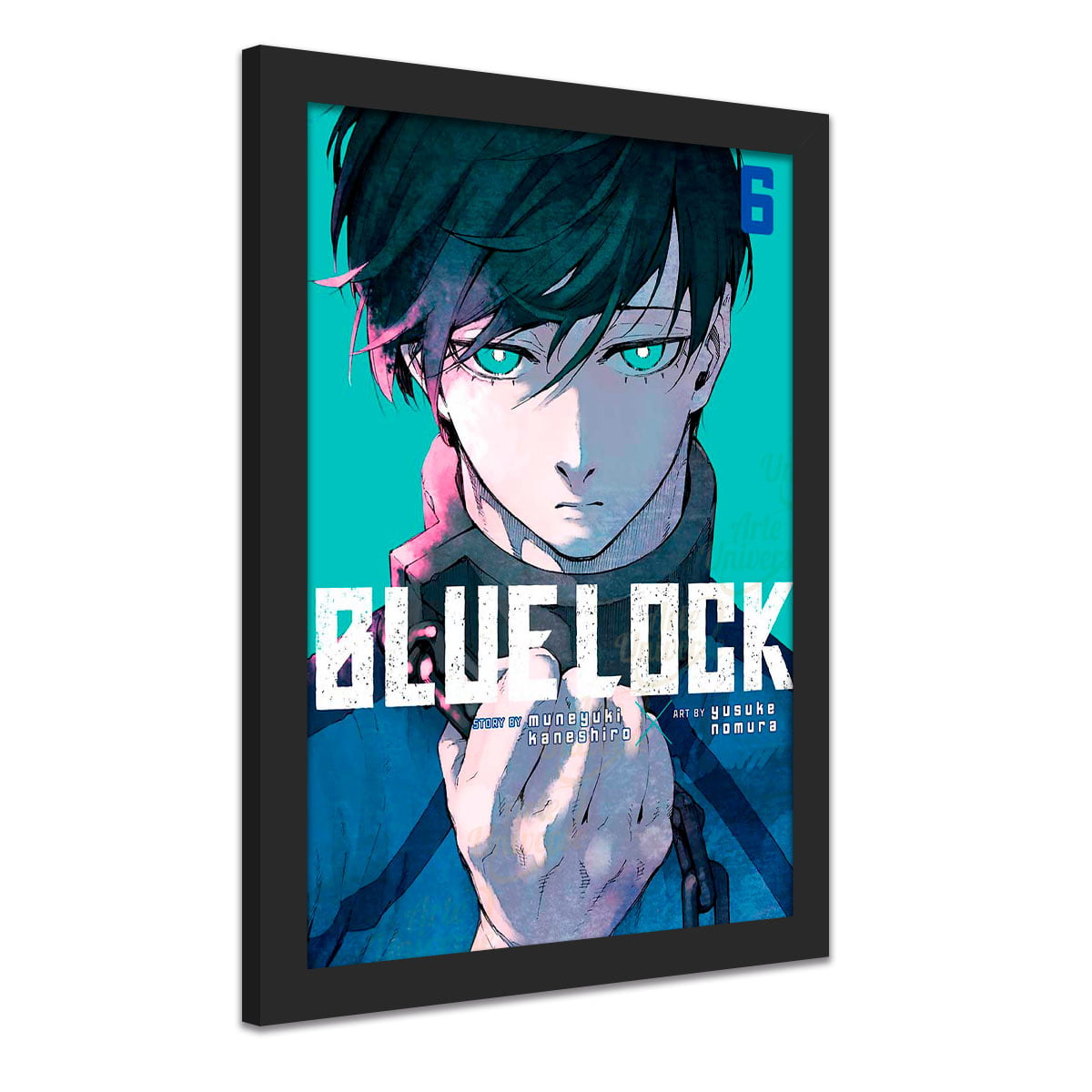 Quadro Anime Black Clover - A4 C/ Moldura E Vidro - elQuadro