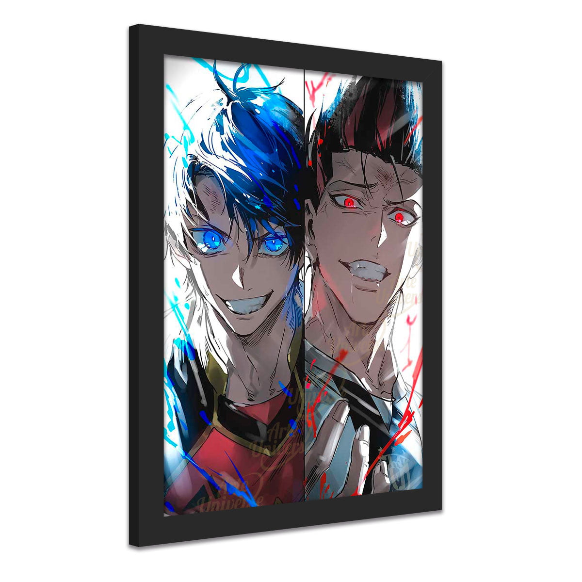 quadro decorativo Blue Lock Isagi e Barou