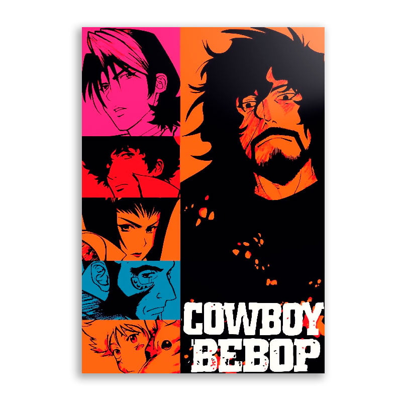 Quadro Cowboy Bebop Poster Cores 2
