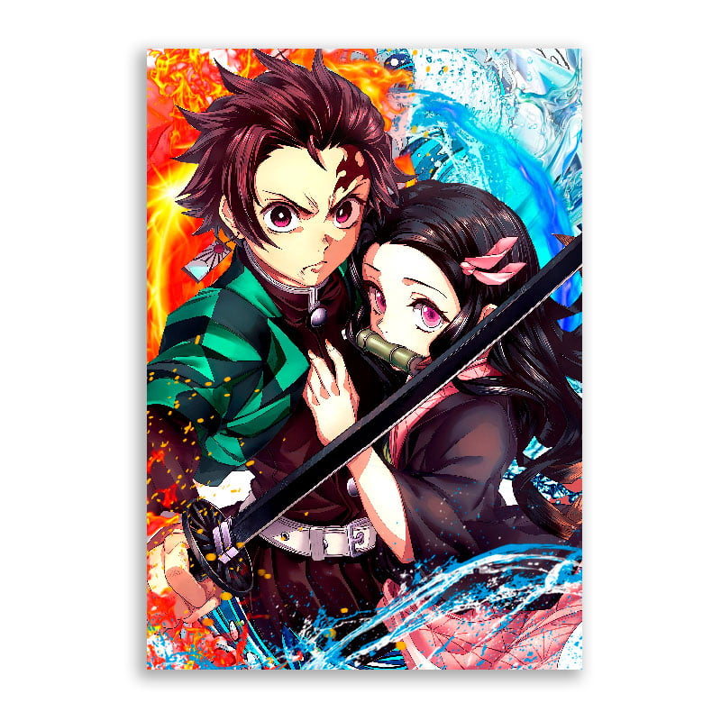 Arte de Kimetsu no Yaiba convierte a Nezuko en Demon Slayer como Tanjiro