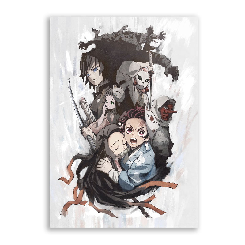 Quadro Kimetsu no Yaiba poster Filme