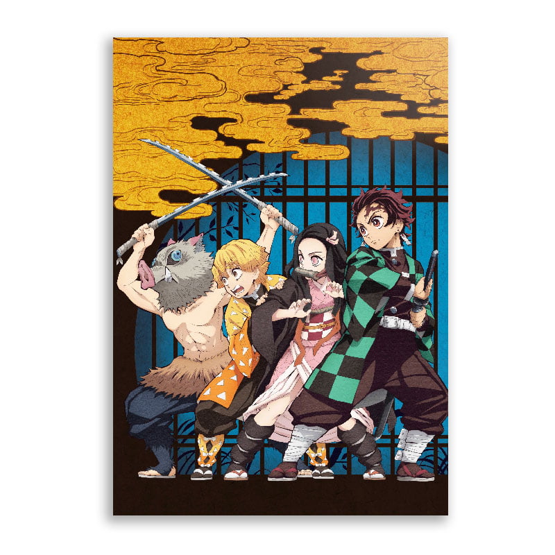 Demon Slayer - Slayers Poster Emoldurado, Quadro em