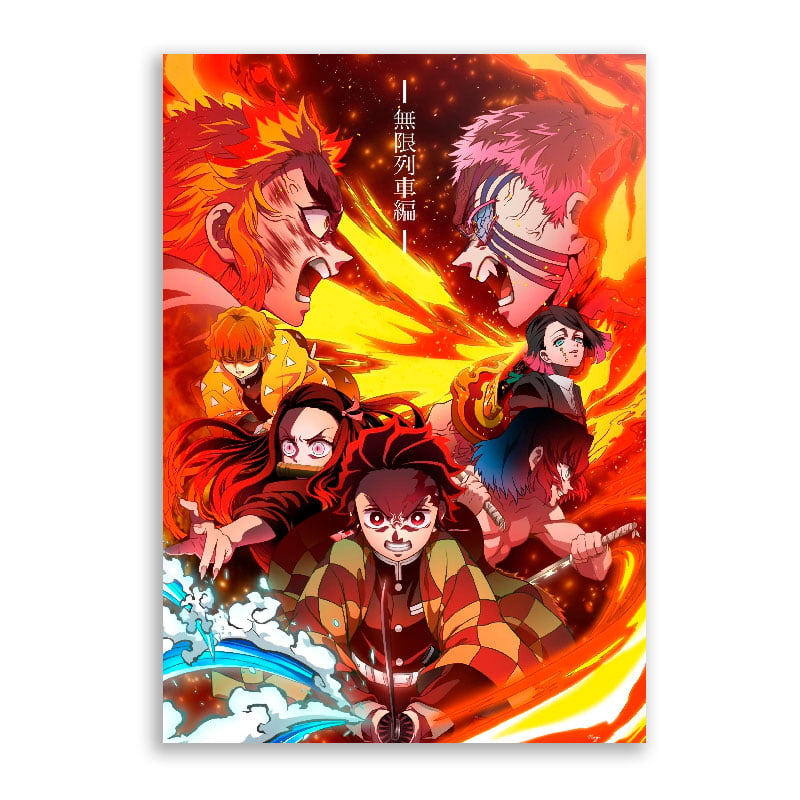 Quadro Demon Slayer poster Filme