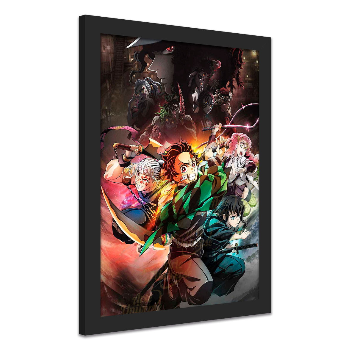 Quadro decorativo Demon Slayer poster 02