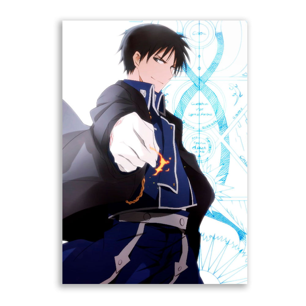 Quadro Coronel Roy Mustang Fullmetal Alchemist