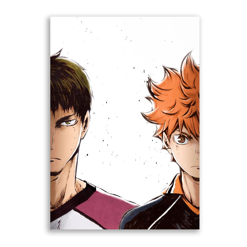 Quadro anime Haikyuu personagens 1 peça