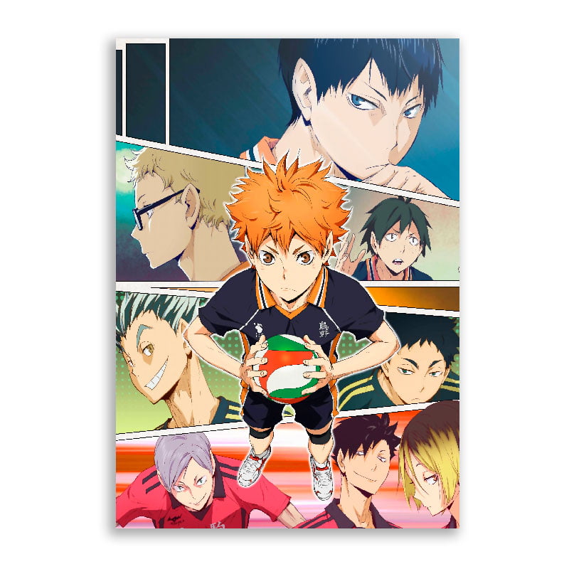 Quadro Decorativo A4 Anime Haikyuu