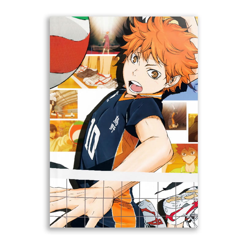 Quadro anime Haikyuu personagens 1 peça