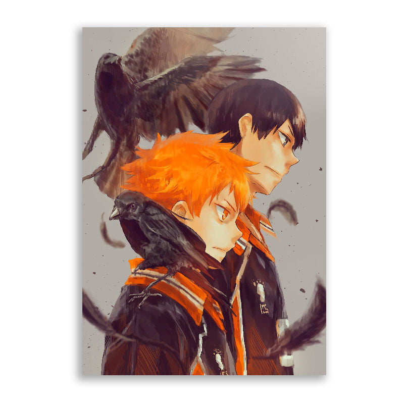 Placa Decorativa Anime Haikyuu Shoyo Hinata e Kageyama no Shoptime