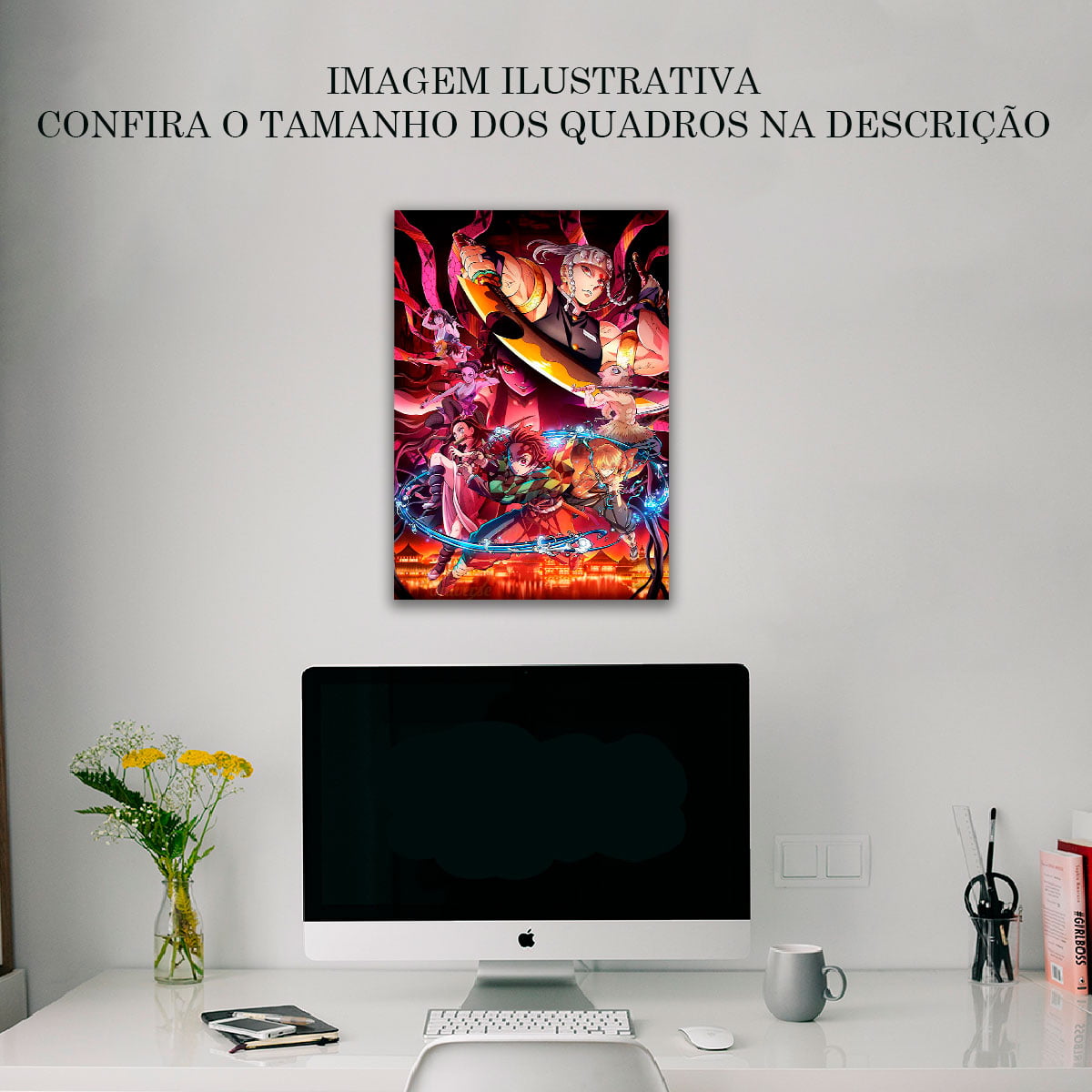 Quadro decorativo Demon Slayer Temporada 2