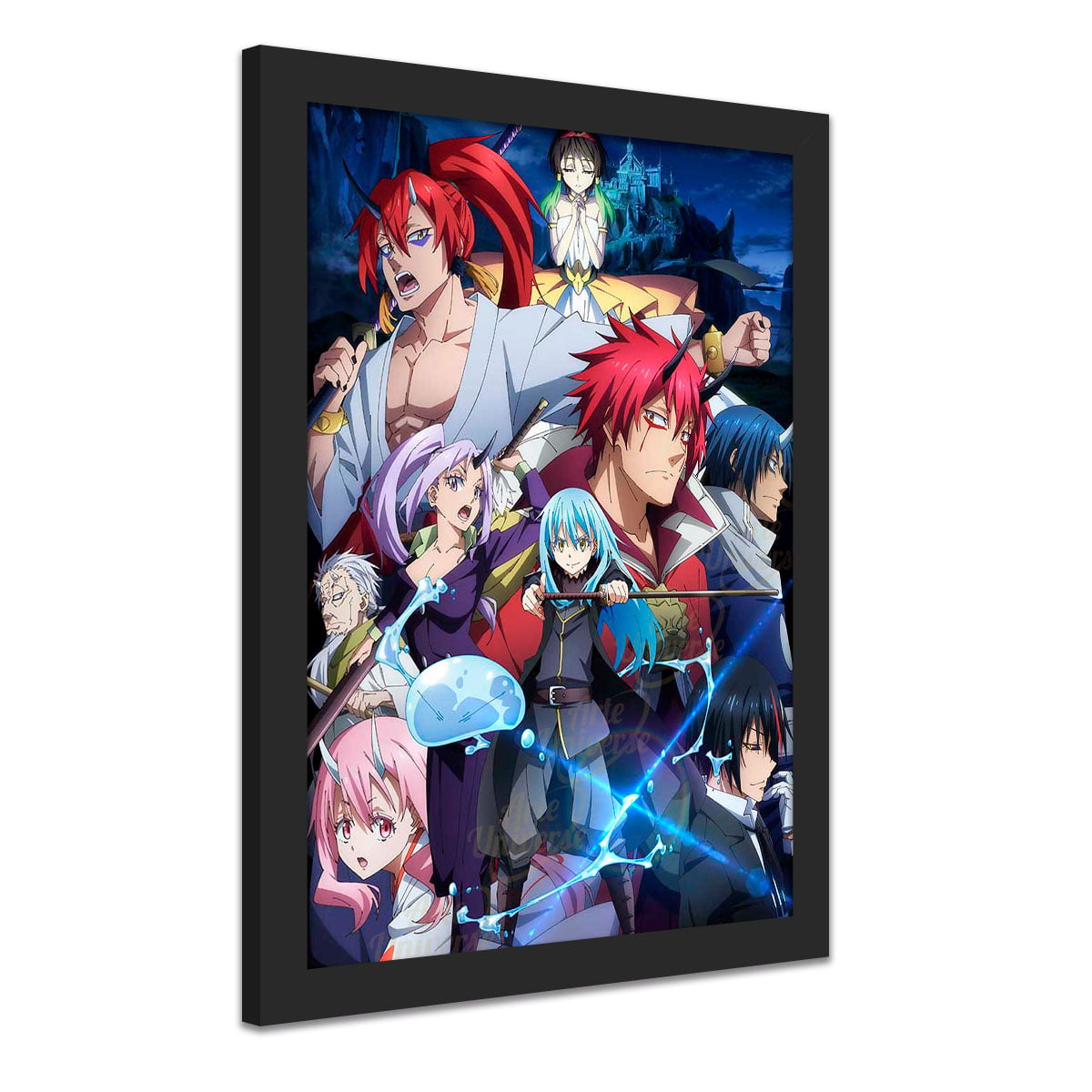 Quadro decorativo Personagens Boku no Hero Anime para sala quarto