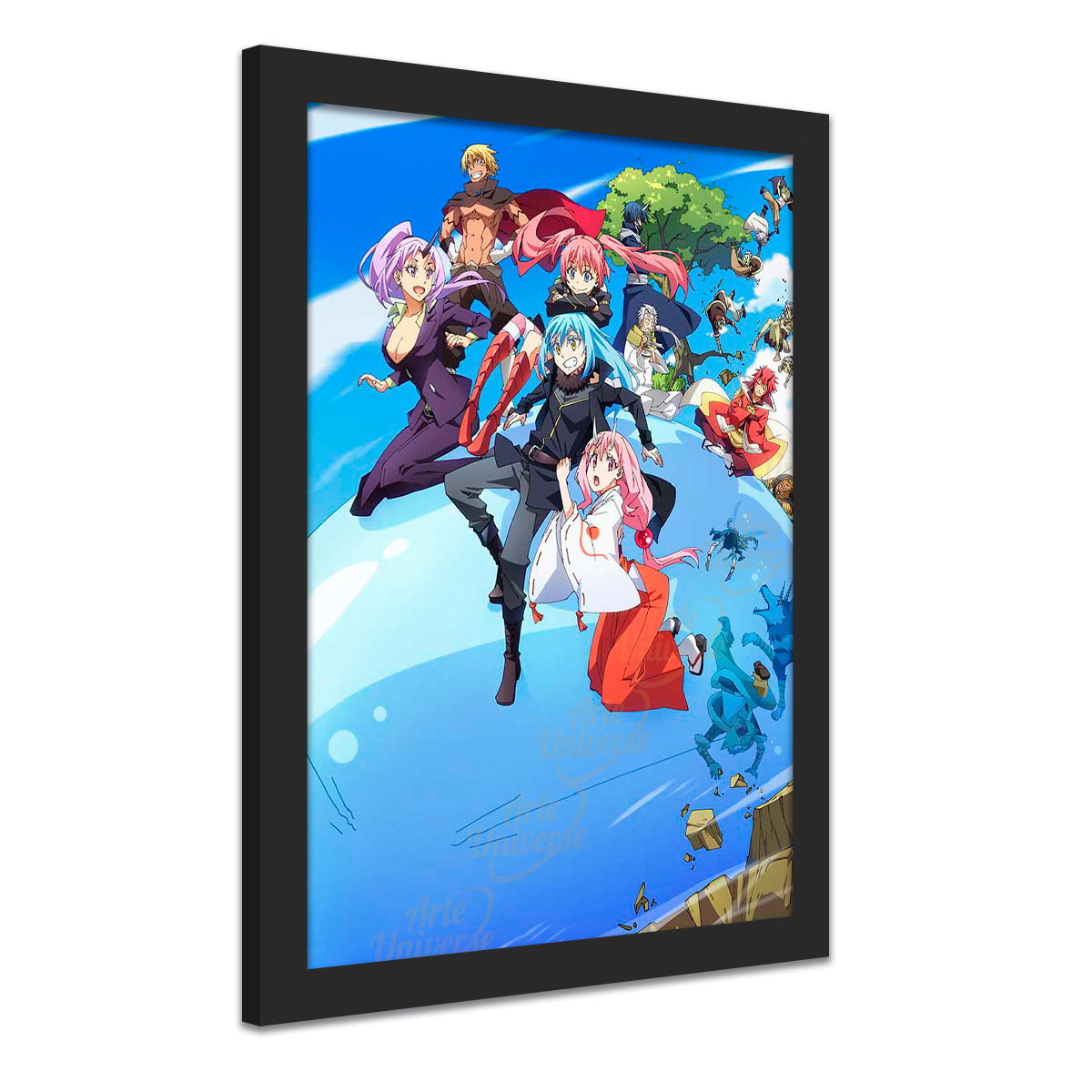 quadro decorativo Tensei Shitara Slime Rimuru e Veldora