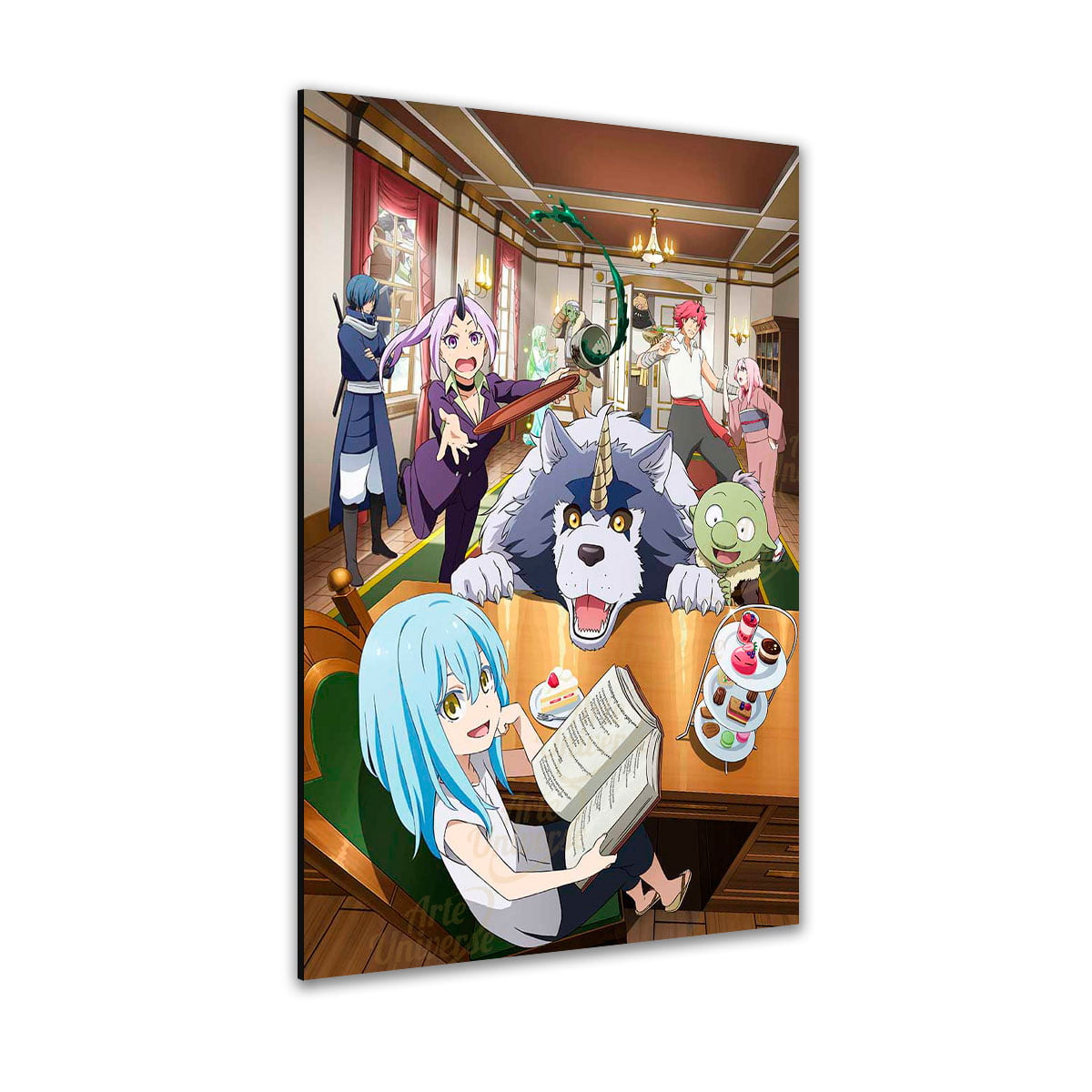 Quadro decorativo Tensei Shitara Slime Personagens