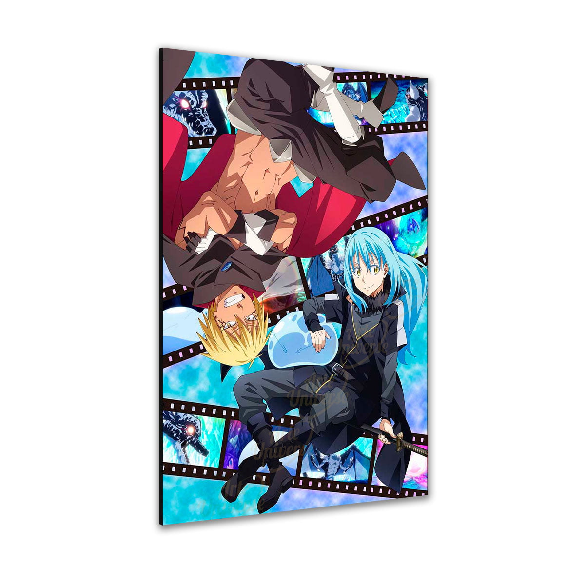 quadro decorativo Tensei Shitara Slime Rimuru e Veldora Tempest