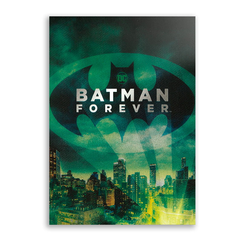 Quadro Batman Forever Batsinal verde