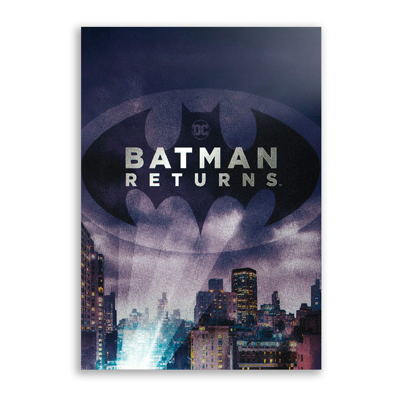 Quadro Batman Returns batsinal preto
