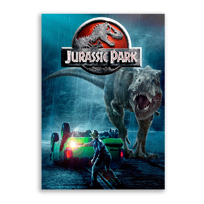 Quadro Jurassic Park portão