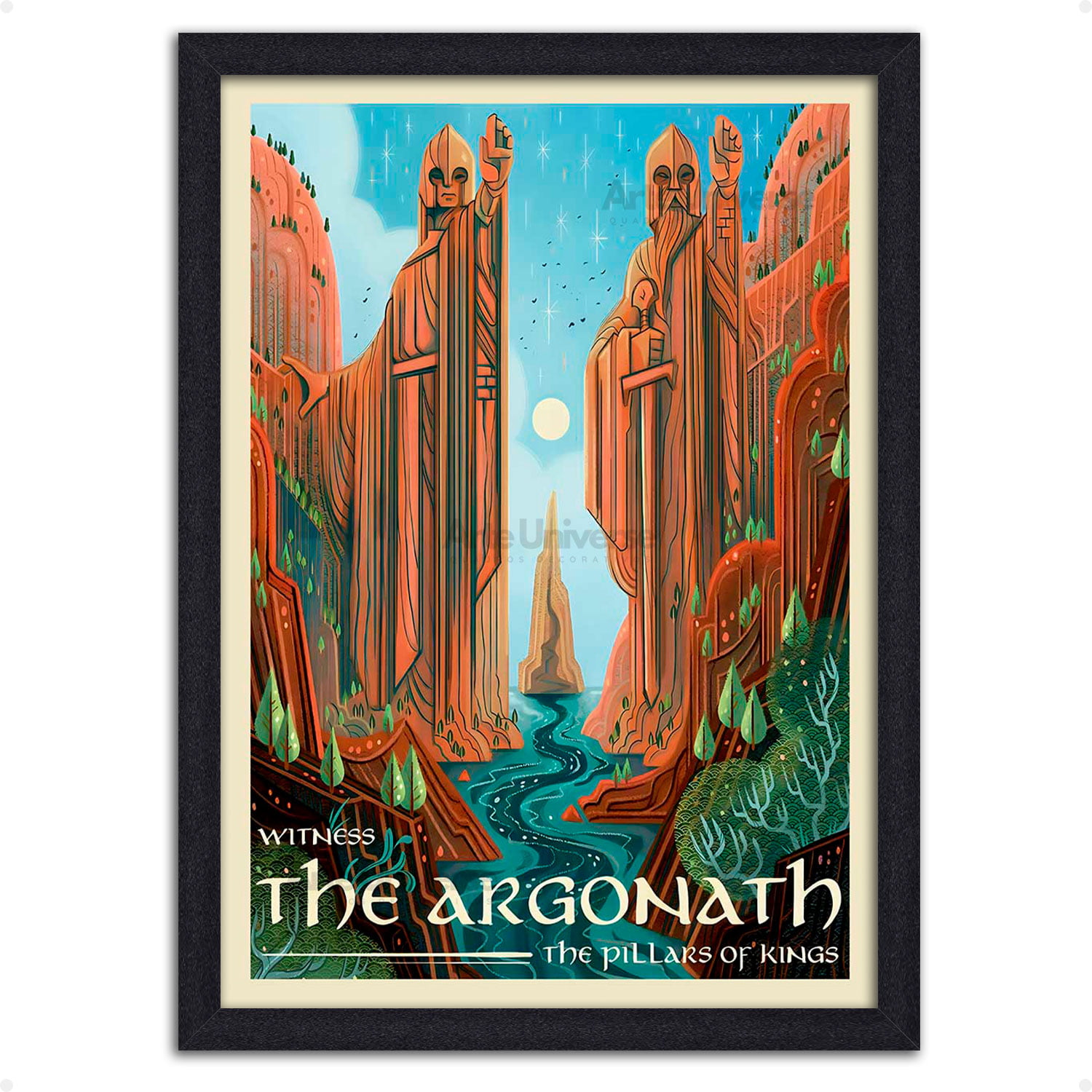 Quadro decorativo Locais O senhor dos Anéis the Argonath