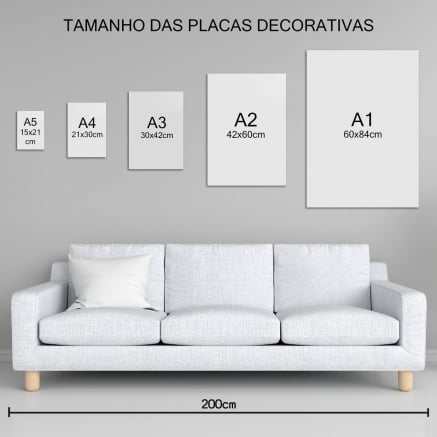 quadro ou placa decorativa Atacado