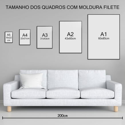 Quadro A grande Onda Hokusai Poster