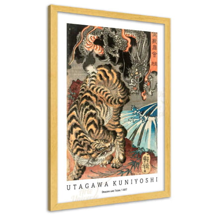 Quadro Utagawa Kuniyoshi - Dragon and Tiger