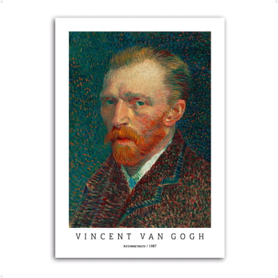 Quadro Autorretrato Van Gogh