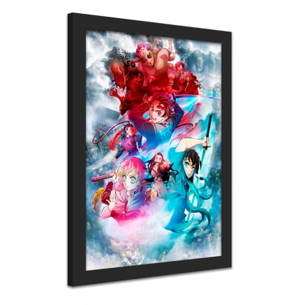 Quadro decorativo Demon Slayer Temporada 3