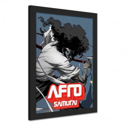 Quadro decorativo Afro Samurai Afro 02