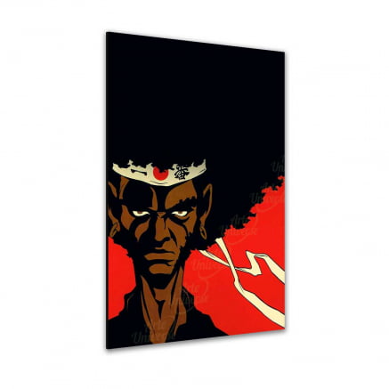 Quadro decorativo Afro Samurai Rosto