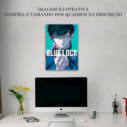 quadro decorativo Blue Lock Capa Mangá 06