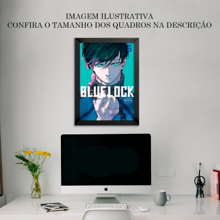 quadro decorativo Blue Lock Capa Mangá 06
