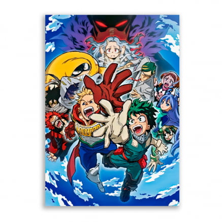 O tédio de My Hero Academia: 2 Herois - Quadro X Quadro