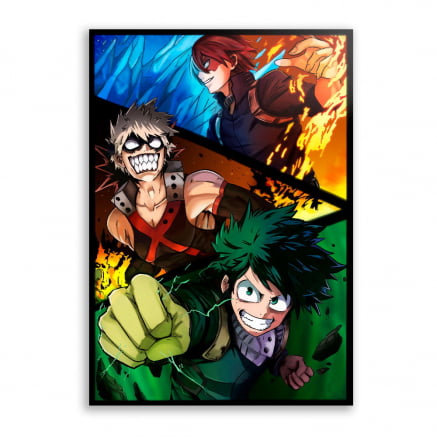 O tédio de My Hero Academia: 2 Herois - Quadro X Quadro