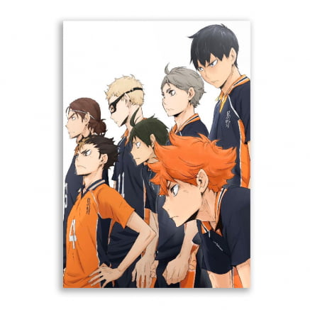 Quadro decorativo Desenho Hinata e Naruto Anime Arte para sala