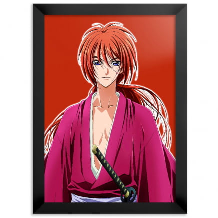 Quadro Personagem Kenshin Himura