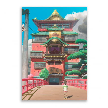 Quadro A viagem de chihiro Templo