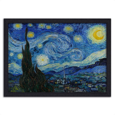 Quadro Noite Estrelada Van Gogh