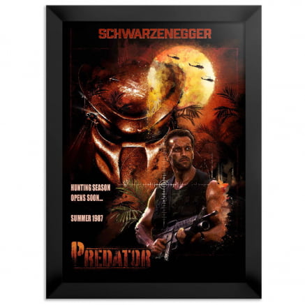 Quadro Predador art poster