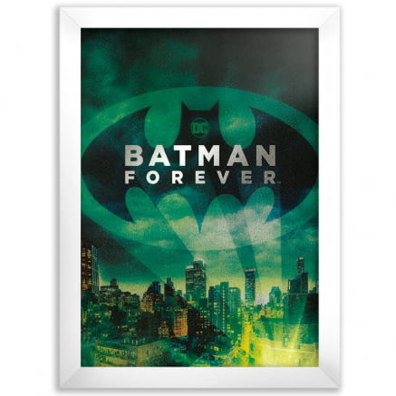 Quadro Batman Forever Batsinal verde
