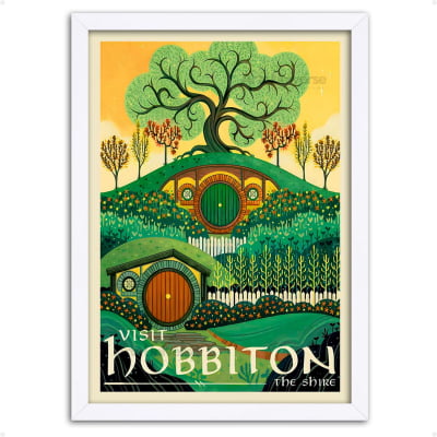 Quadro decorativo Locais O senhor dos Anéis Hobbiton - Condado