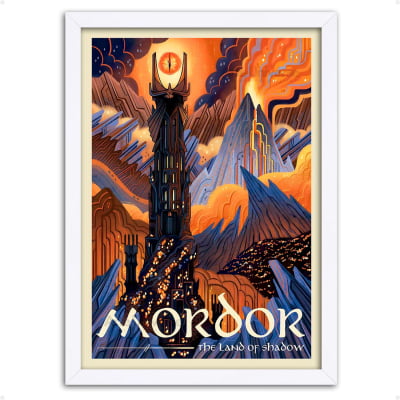 Quadro decorativo Locais O senhor dos Anéis Mordor