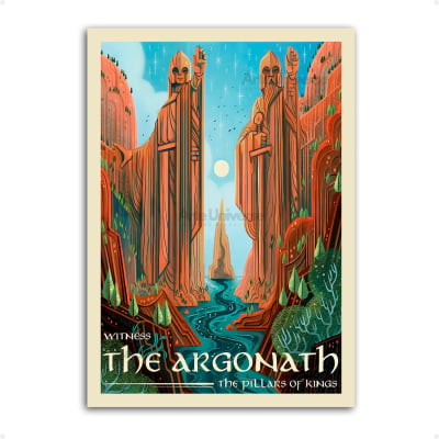 Quadro decorativo Locais O senhor dos Anéis the Argonath