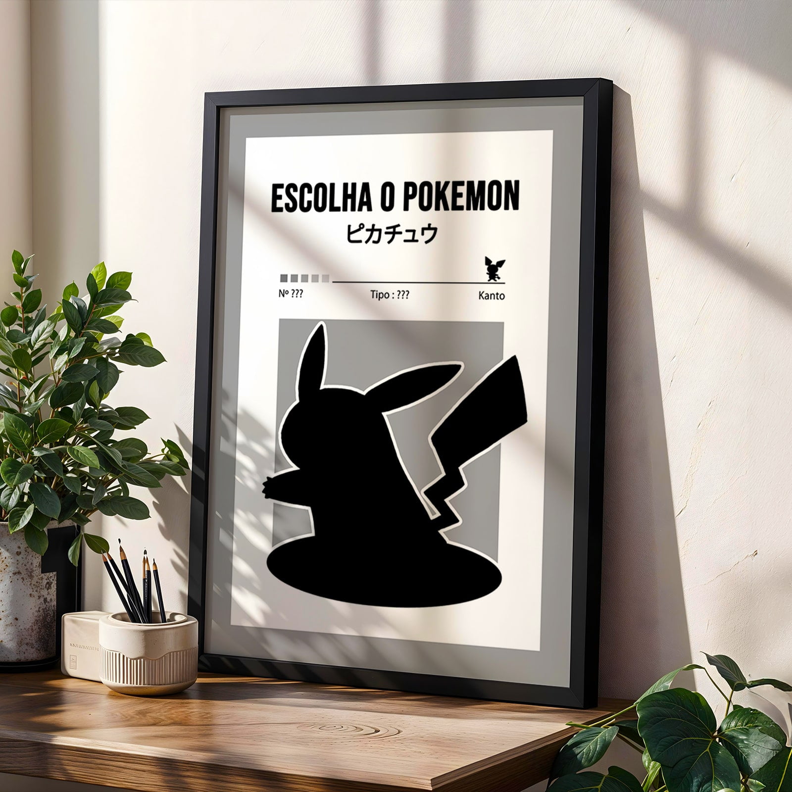 Quadro Pokémon personalizado, escolha o seu